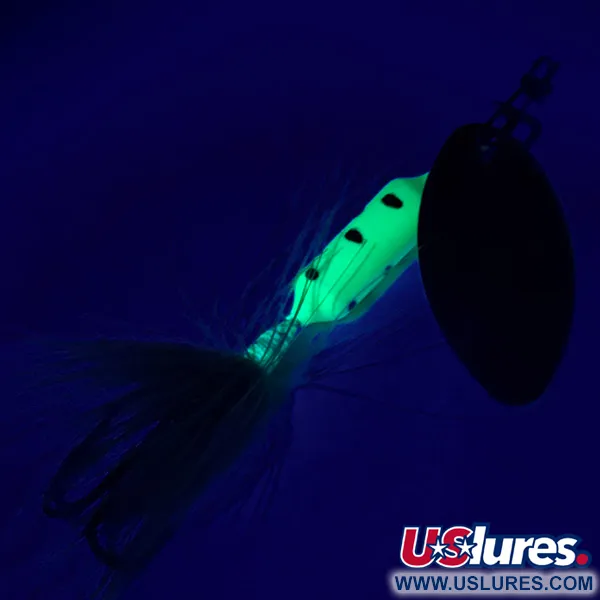 Yakima Bait Worden’s Original Rooster Tail UV (świeci w ultrafiolecie), Chartreuse/złoty, 1,77 g błystka obrotowa #6448