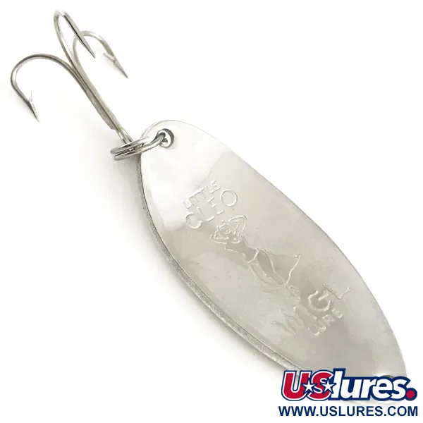 Seneca Little Cleo (Hula Girl, świeci w ciemności), biały/zielony/nikiel, 14 g błystka wahadłowa #6464