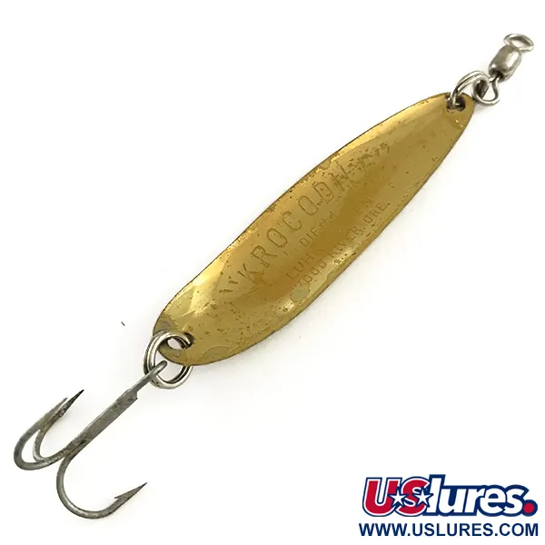 Luhr Jensen Krocodile DIE #4, młotkowane/czerwony, 14 g błystka wahadłowa #6491