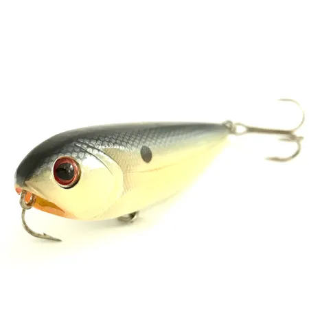 Bass Pro Shops XPS Slim Dog, Chromowany niebieski tył, 14 g wobler #6526