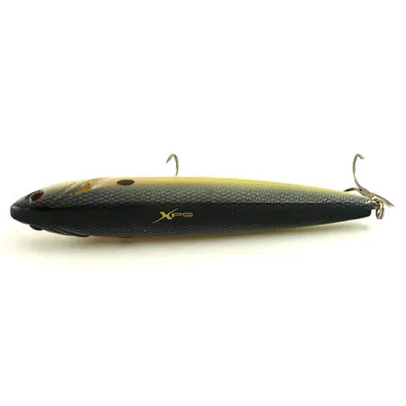 Bass Pro Shops XPS Slim Dog, Chromowany niebieski tył, 14 g wobler #6526