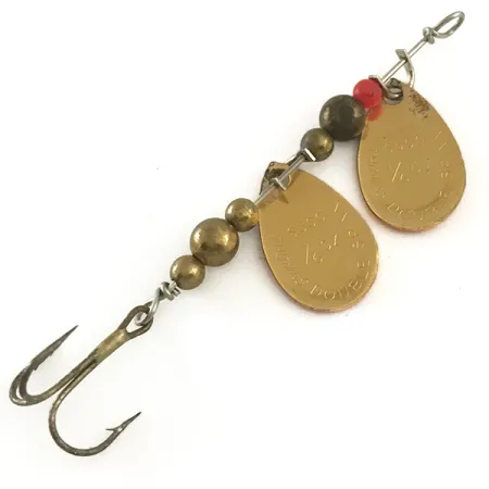 Thomas Double Spinn, złoty/czerwony, 5 g błystka obrotowa #6532