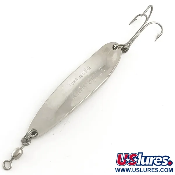 Luhr Jensen Krocodile DIE #4, nikiel, 14 g błystka wahadłowa #6542