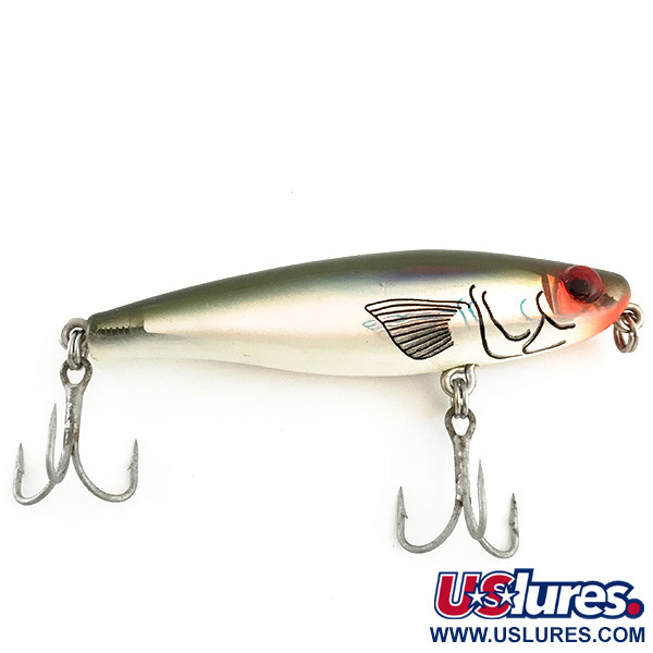 L&S Bait Mirro lure MirrOmullett 16 MR-49, lustro/czerwone oczy (Bayou Green Back, Pearl Belly, Silver Luminescence), 11 g wobler #6546