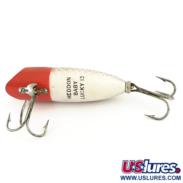  Heddon Baby Lucky 13, czerwony/biały/srebrny, 9 g wobler #6550