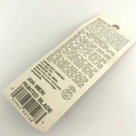 Yakima Bait Worden’s Original Rooster Tail, czarny, 1,77 g błystka obrotowa #6578