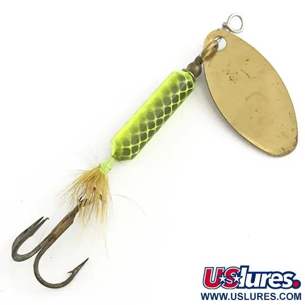 Yakima Bait Worden’s Original Rooster Tail 3, złoty/czarny, 6 g błystka obrotowa #6599