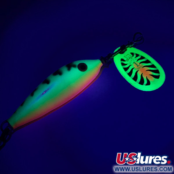 Blue Fox Vibrax Minnow Spin 1 UV (świeci w ultrafiolecie)