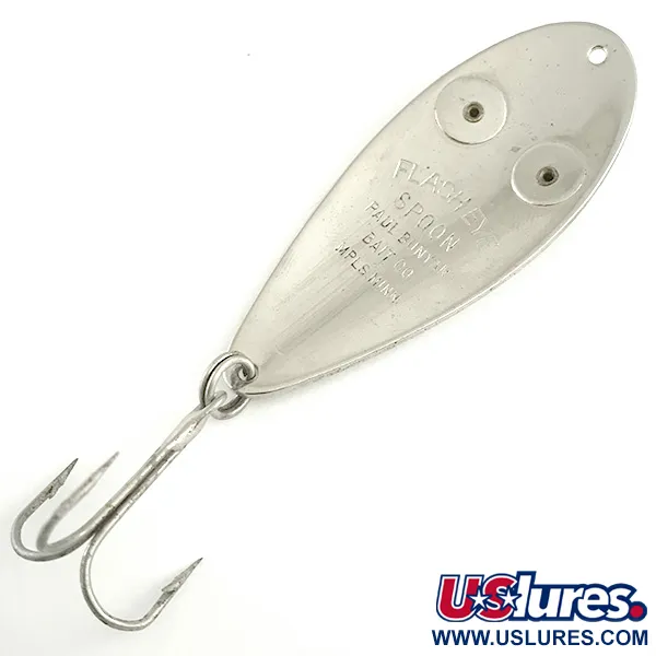  Paul Bunyan Flash eye spoon, nikiel/czerwone oczy, 17 g błystka wahadłowa #6649