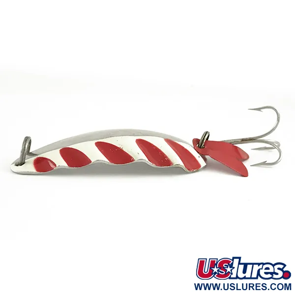 AL&W Tackle AL&W Half Wave, nikiel/czerwony/biały, 19 g błystka wahadłowa #6652