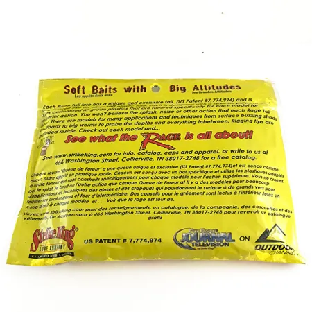 Strike King STRIKE KING Rage Tail Rage Craw, guma, 6 szt., Mięso z Arbuza #6673