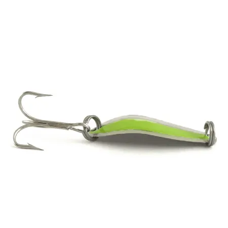 Acme Little Cleo, nikiel/zielony, 3,5 g błystka wahadłowa #6675