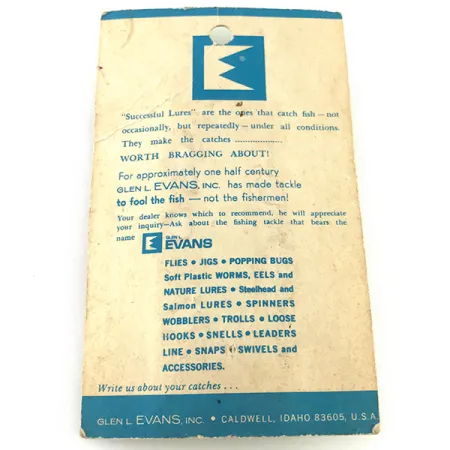 Loco 2 Glen Evans UV (świeci w ultrafiolecie), żółty UV - świeci w ultrafiolecie, 7 g błystka wahadłowa #6700