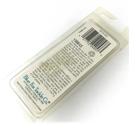 Blue Fox Vibrax Minnow Spin 1, srebro, 5 g błystka obrotowa #6717