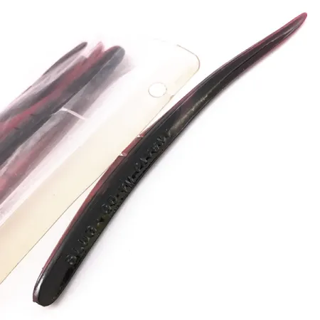 Lunker City Slug-Go, czerwony/czarny #6720