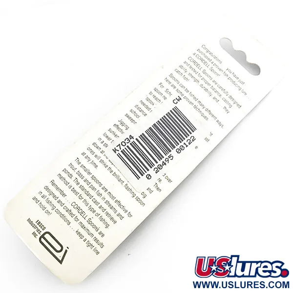  Cotton Cordell CC Spoon, srebro, 21 g błystka wahadłowa #6725