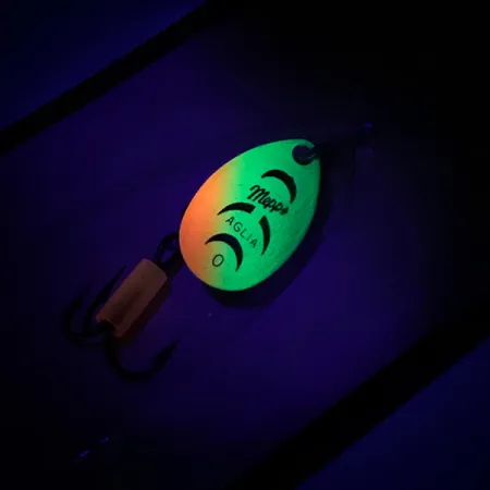 Mepps Aglia 0, Fire Tiger (Ognisty Tygrys), 2,5 g błystka obrotowa #6744