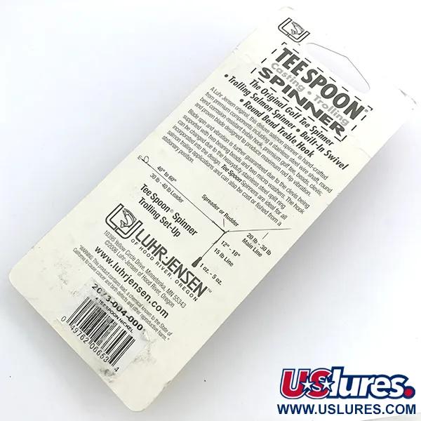 Luhr Jensen TEE Spoon 4, nikiel/różowy, 10 g błystka obrotowa #6749