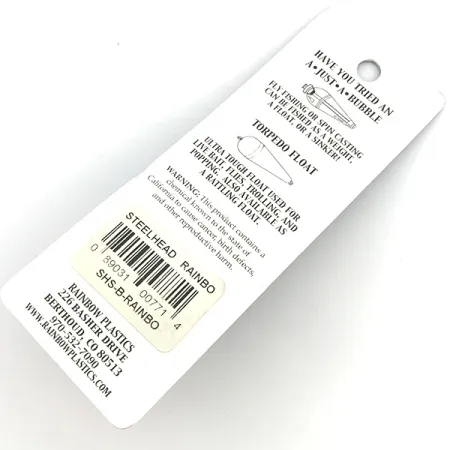 Rainbow Plastics Steelhead UV (świeci w ultrafiolecie), tęcza, 14 g błystka wahadłowa #6752