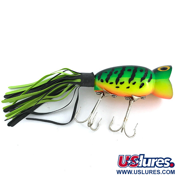  Fred Arbogast Hula Popper, Fire Tiger (Ognisty Tygrys), 10 g wobler #6760