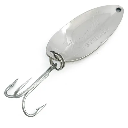 Luhr Jensen Krocodile Stubby, nikiel/niebieski, 14 g błystka wahadłowa #6774