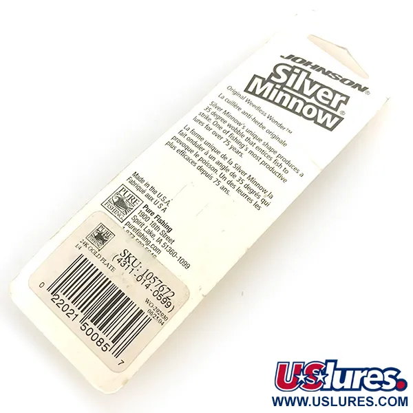  Błystka antyzaczepowa Johnson Silver Minnow, złoto, 7 g błystka wahadłowa #6798