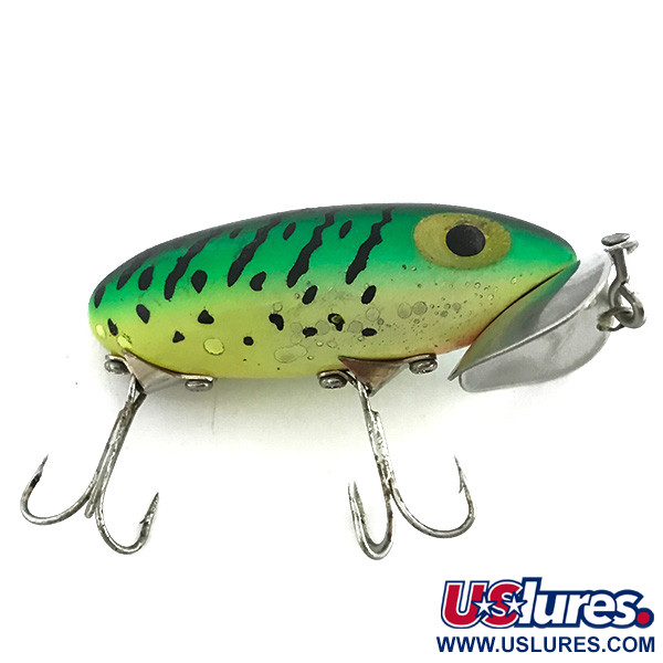  Fred Arbogast Jitterbug, Fire Tiger (Ognisty Tygrys), 10 g wobler #6808