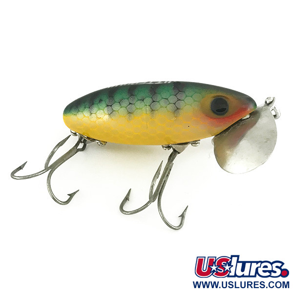  Fred Arbogast Jitterbug, Okoń (perch), 14 g wobler #6816