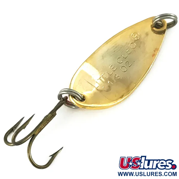  Acme Little Cleo UV (świeci w ultrafiolecie), złoty/pomarańczowy, 3,5 g błystka wahadłowa #6818