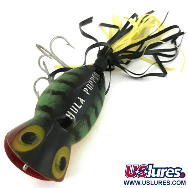  Fred Arbogast Hula Popper, Okoń (perch), 14 g wobler #6863