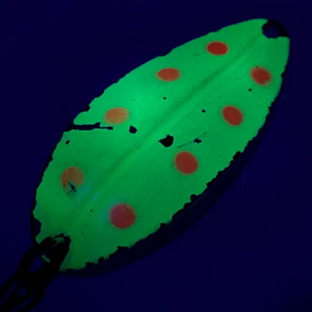 TODDCO Main liner UV (świeci w ultrafiolecie), żółty/czerwony/nikiel, 12,5 g błystka wahadłowa #6878