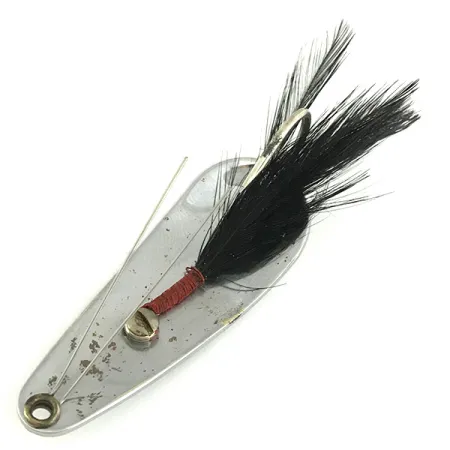 Weezel bait Rex Spoon, nikiel/czarny, 12,5 g błystka wahadłowa #6879