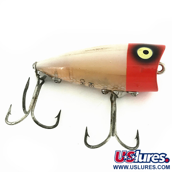  Heddon Chugger JR, czerwony/biały, 10 g wobler #6882