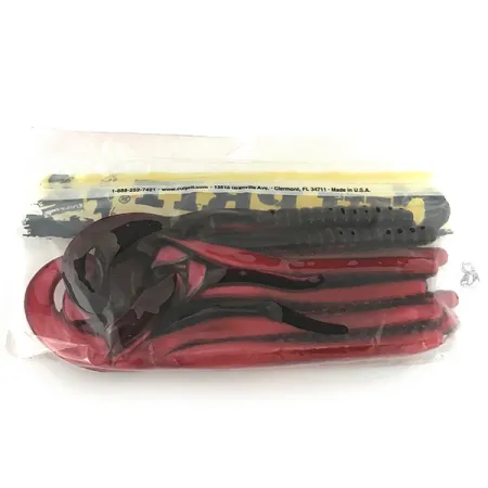 Culprit Original Worm, guma, , 10 szt., Czerwony Shad #6897