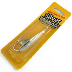 Błystka antyzaczepowa Johnson Silver Minnow, posrebrzane, ze skrzydełkiem
