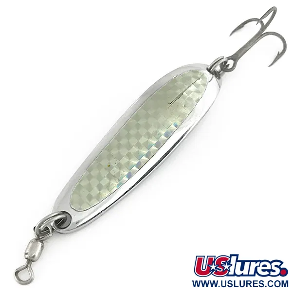 Luhr Jensen Krocodile DIE #3, nikiel, 14 g błystka wahadłowa #6935