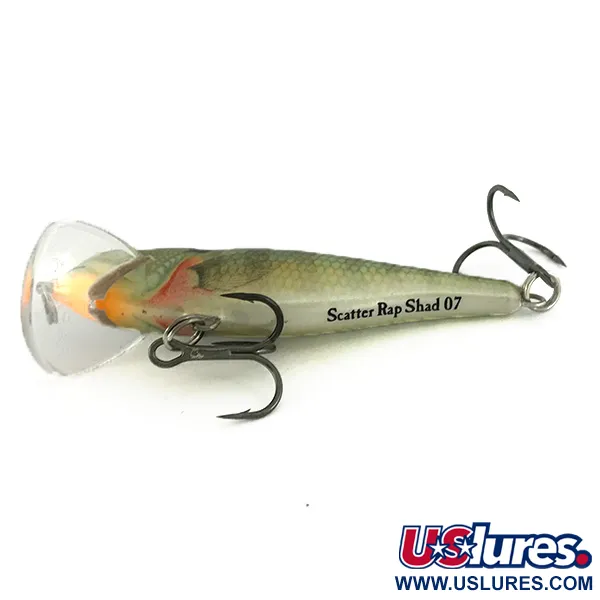  Rapala Scatter Rap Shad SCRS07, Okoń (perch), 7 g wobler #6943