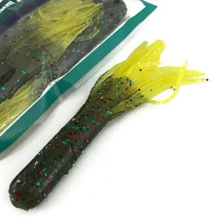 Bass Pro Shops Tournament Series, guma, 6 szt., Zielona dynia Chartreus #6952