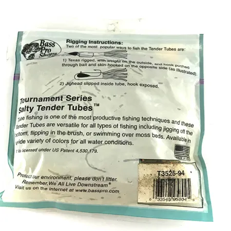 Bass Pro Shops Tournament Series, guma, 23 szt., Zielona Dynia/Czerwony #6955