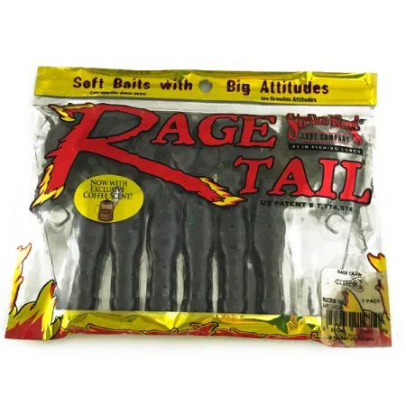 STRIKE KING Rage Tail, guma, 6 szt.