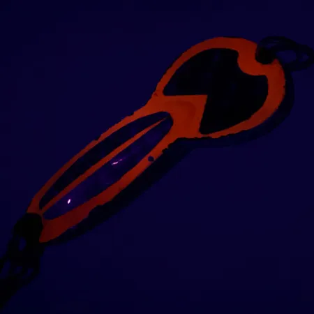 Loco 2 Glen Evans UV (świeci w ultrafiolecie), czerwony/nikiel UV - świeci w ultrafiolecie., 7 g błystka wahadłowa #6985