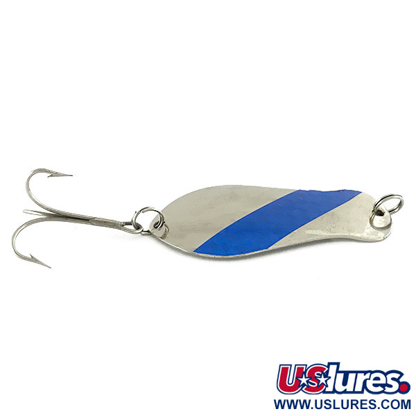 K-B Bait K-B Spoon 2, nikiel/niebieski, 14 g błystka wahadłowa #7026