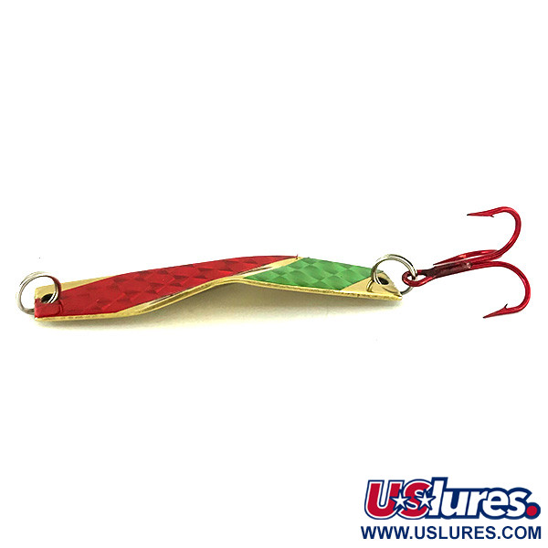 Z-RAY Lures Z-Ray Model 125, złoty/czerwony/zielony, 11 g błystka wahadłowa #7031