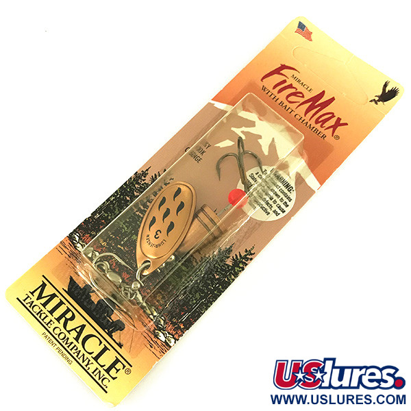  Luhr Jensen Fire Max Miracle 3, miedź, 11 g błystka obrotowa #7057