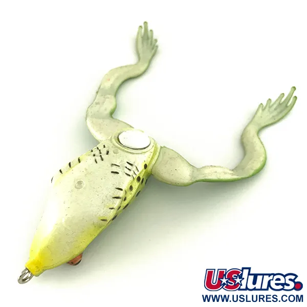  Savage Gear 3D HOLLOW BODY FROG, Błyszczący zielony panterka, 14 g  #7084