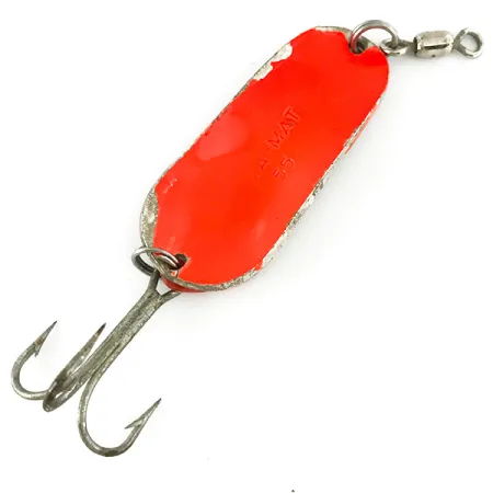 Gibbs Delta Kit-A-Mat #55, srebrny/pomarańczowy UV - świeci w ultrafiolecie, 25 g błystka wahadłowa #7086