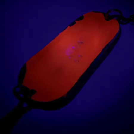 Gibbs Delta Kit-A-Mat #55, srebrny/pomarańczowy UV - świeci w ultrafiolecie, 25 g błystka wahadłowa #7086