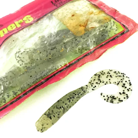 Chompers Single Tail Grub, 8 szt., pieprz Chartreuse #7088