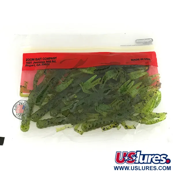 Zoom Lil Critter Craw, guma, 12 szt., Wat Seed/Chartreuse #7091