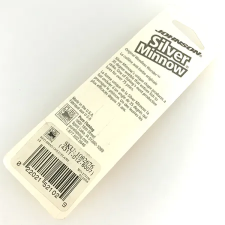 Błystka antyzaczepowa Johnson Silver Minnow, Nowy, 14 g błystka wahadłowa #7102